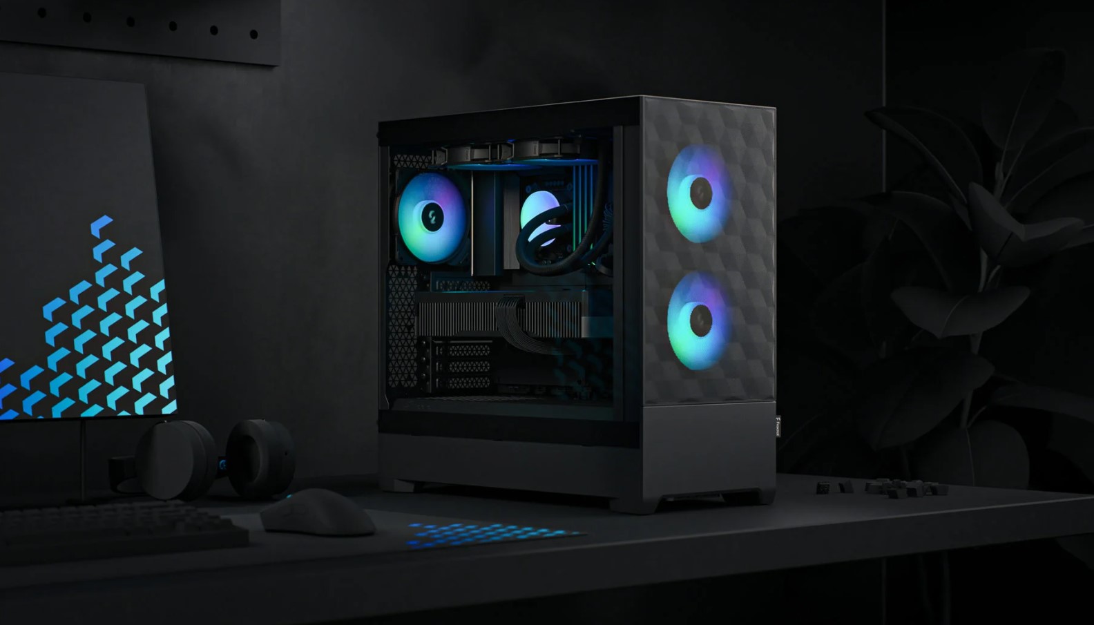 Tölva Fractal AMD R5 32GB 1TB RTX5060Ti-16GB mATX